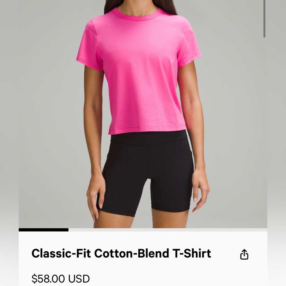 CLASSIC -FIT COTTON -Blend T-SHIRT